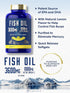 Carlyle Fish Oil 3600mg | 120 Count | 1080mg Omega 3 | Non-GMO and Gluten Free Supplement