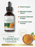 Carlyle Turmeric and Ginger Drops 2 fl oz - Vegan Non-GMO Gluten Free Supplement with Black Pepper