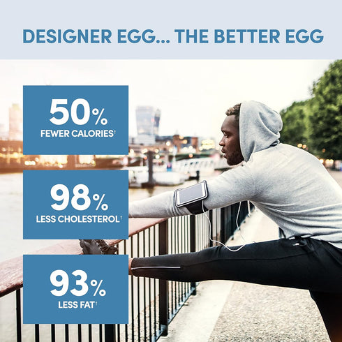Designer Wellness Designer Egg - Natural Egg Yolk & Egg White Protein Powder, Classic Vanilla, 12.4 Ounce