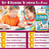 Ez Focus Gummies for Kids - Chewable Focus Vitamins for Brain Support, Attention & Calming, Natural Omegas DHA