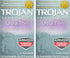 TROJAN Condom Sensitivity Ultra Thin Spermicidal 2 Packs of 12 pc