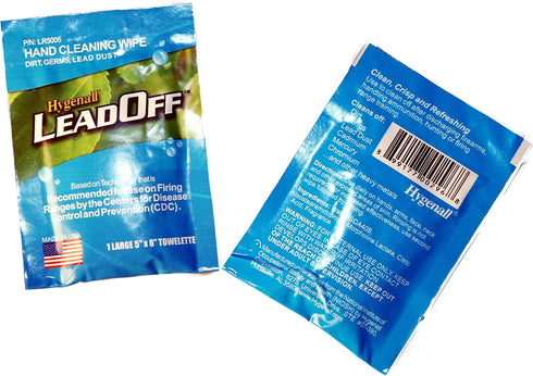LeadOff 25 Pack Non Rinse Wipes, Individually Wrapped