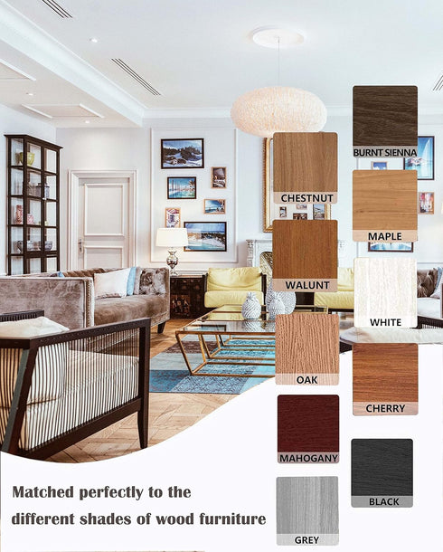 Furniture Markers Touch Up, Lifreer 21 Pcs Wood Filler Scratch Repair Kits, Wood Markers and Wax Sticks with Sharpener