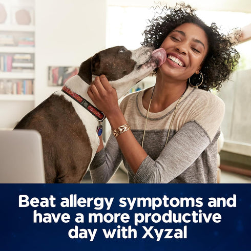 Xyzal 24 Hour Allergy Relief Medicine, Levocetirizine Dihydrochloride Tablets, 35 Count