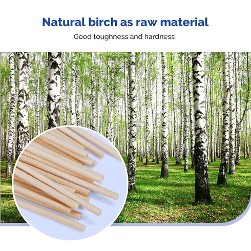 JMU Medical Cotton Swabs, 1000 Count Cotton Swabs with Wooden Sticks