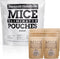 10 Pack All-Natural Mice Repellent Pouches, Harmless Peppermint Essential Oil Mouse Deterrent, Keep Mice Out