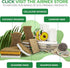 Pack 12 AIRNEX Natural Kitchen Sponge - Biodegradable Compostable Cellulose and Coconut Scrubber Sponge - of Eco