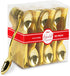 Gold Plastic Mini Spoons Disposable - 4 inch (80 Pack) - Tasting Spoon for Ice Cream, Small Sample Desserts
