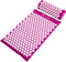 ProsourceFit Acupressure Mat and Pillow Set for Muscle Relaxation and Back/Neck Pain Relief