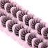 wiwoseo Lashes Natural Look Eyelashes - 3D Thick Volume D Curl Wispy Fake Eyelashes, 10 Pairs Pack