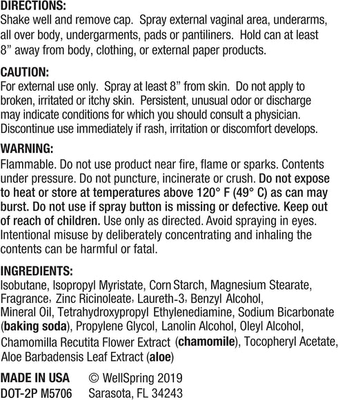 Pack, 2 3 Count FDS Intimate Deodorant Spray All Day Freshness Variety Shower Fresh and Delicate Breeze, Ounce Bottles
