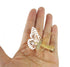 Yueton Pack of 2 Golden Butterfly Hair Clips, Bride Headwear Accessories