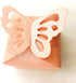 Pink Butterfly Candy Treat Boxes Set, Wedding Party Favors, Small Gift Box Bulk Supplies 2x2x2 inch, 50pc