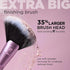 Real Techniques Extra Big Finishing Brush - Large Makeup Brush for Powder, Bronzer, Highlight, & Contour