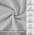 Microfiber Cleaning Cloth, Reusable Paper Towels Rolls, Cleaning Rags for Cleaning Kitchen, Bathroom, Car, 12x12 inch, 50 Packs/Roll, Grey by UPSTAR