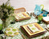 Packs 15 Caspari Citrus Topiaries Paper Guest Towel Napkins in White - Two