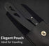 Professional Straight Razor for Men, 20 Barber Razor Blades & Carrying Case, Straight Edge Shaving Kit
