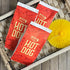 Printed Foil Hot Dog Bags, 50 Pack, Silver Red by Outside the Box Papers