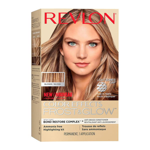 Revlon Color Effects Highlighting Kit, Permanent Hair Dye for Balayage, Frosting & Ombre, 20 Blonde, 8 Oz