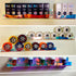 YMVV 15" Nail Polish Rack, Wall Mounted Shelf, 6 Pack Clear Acrylic Organizer for Nail Supplies