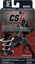 CSX 20-30 mmHg Compression Socks for Men and Women, Knee High, Silver on Black, Large, Athletic Sport Fit
