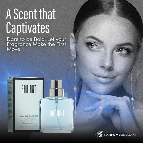 PB ParfumsBelcam Radiant Eau de Toilette Spray, Our Version of a Designer, 1.7 Fl Oz