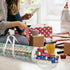Wrapping Paper Storage - Set of 2 Organizers for 50 Rolls of Gift Wrap - Clear Totes with Handles for Holiday or Any