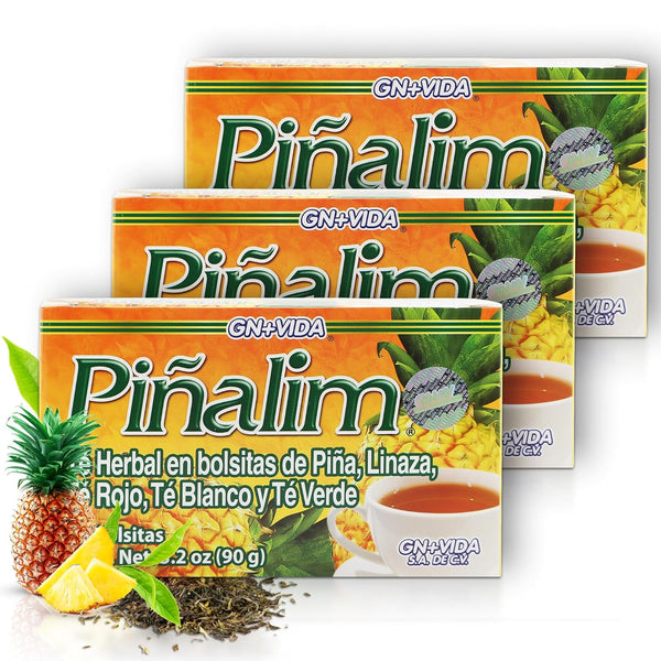 PIALIM 3 Boxes Te Pinalim Tea GN+Vida Tea Diet 90 Day Supply