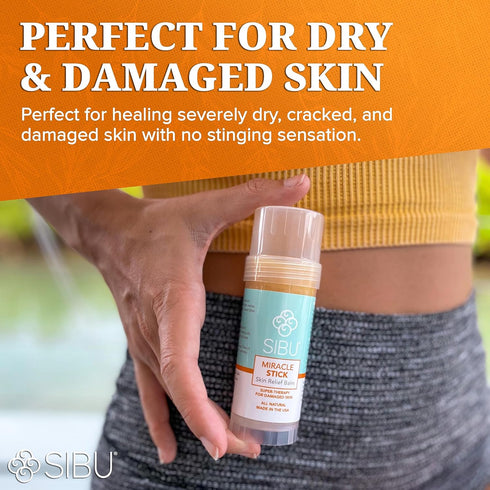 sibu Miracle Stick, Premium Himalayan Sea Buckthorn - Great for Dry Skin, Bug Bites, 1-Year Supply