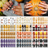 TailaiMei 12 Sheets Halloween Nail Wraps Stickers - Nail Polish Strips Self-Adhesive Full Wraps with 2 pcs Nail Files