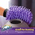 Fabuloso Microfiber Cleaning Mitt, Purple, Lint-Free, Scratch-Free Glove for Surfaces and Furniture