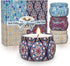 TranquilBliss Scented Candle Set, 4 Pack Soy Wax Candles, 120H Burn Time, Ideal