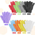 Moukeren 20 Pcs Exfoliating Bath Gloves, 9 Colors Double Sided Shower Scrub Bathing Accessories for Women Men Spa