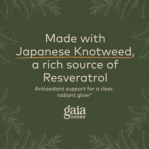 Gaia Herbs Resveratrol 150 - 50 Liquid Phyto-Capsules, Antioxidant Support with Japanese Knotweed
