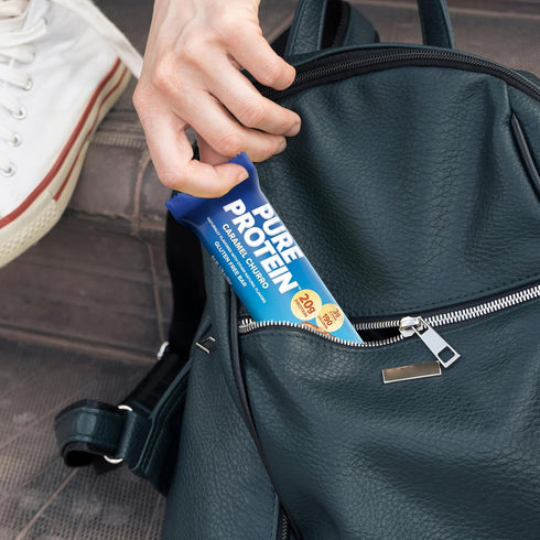Caramel Churro Bars, High Protein, Low Sugar, Gluten Free, Nutritious Snack, Pack of 12, 1.76oz