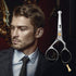 Rounded-Tip Small Trim Scissors for Men, 4.2" High Carbon Stainless Steel for Grooming