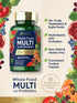 Nature's Fortune 120 20 Whole Food Multivitamin with Probiotics | Coated Caplets | Made with Fruits and Vegetables |