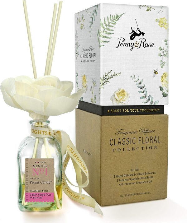 Penny & Rose Classic Floral Diffuser | Penny Candy Oil Scent