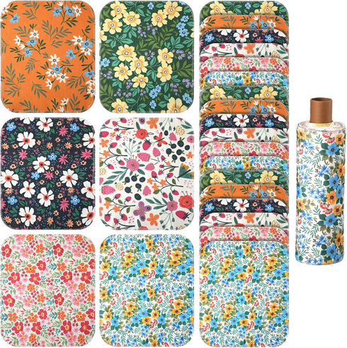 30 Pack Reusable Paper Towels - Washable Paperless Cloth Cotton Towels with Cardboard for Kitchen Bathroom