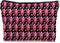 Preppy Pink Makeup Bag, Women's Zipper Pouch for Travel Toiletry, Gifts for Monkey Lovers Teen Girls