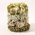 Scrunchies Hair Ties for Women - Big Silk Satin Jumbo Oversized Scrunchy for Thick Hair, Yellow Ligas Para el Cabello