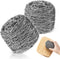 2 Pcs Stainless Steel Teak Scrub | 304 Stainless Steel Wool Scrubber | Rust Resistant for Cleaning Dishes & Furniture