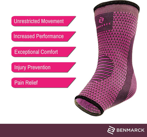 Achilles Tendon Support Brace - Plantar Fasciitis Sock, Ankle Compression Sleeve for Running, Tendonitis Relief