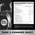 Testosterone Supplement for Men: Muscle Growth, Stamina & Performance, Test Boost Max Gummy, 60ct