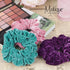 Motique Accessories Navy Blue Jumbo Velvet Scrunchie
