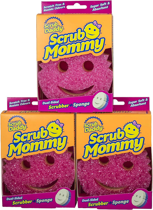 Scrub Daddy Scrub Mommy Dual Sided Cleaning Sponge 3 Pack - Firm