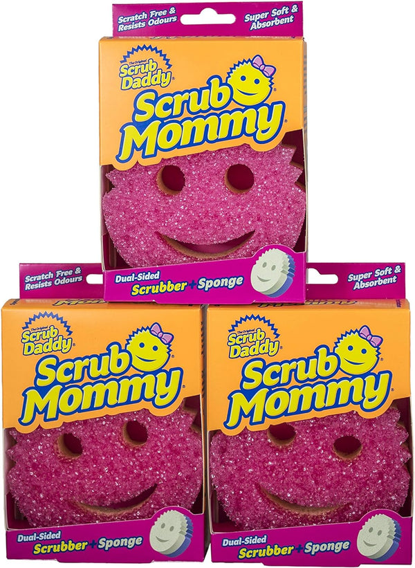 Scrub Daddy Scrub Mommy Dual Sided Cleaning Sponge 3 Pack - Firm
