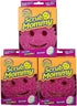 Scrub Daddy Scrub Mommy Dual Sided Cleaning Sponge 3 Pack - Firm