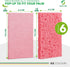 6 PCs Compressed Sponges, Non-Scratch Kitchen Sponges for Dishes Cleaning, Biodegradable Quick Drying Cellulose