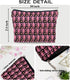 Preppy Pink Makeup Bag, Women's Zipper Pouch for Travel Toiletry, Gifts for Monkey Lovers Teen Girls